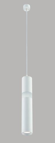 Светильник подвесной LED CLT 038C360 WH Crystal Lux белый 1 лампа, основание белое в стиле современный трубочки фото 3